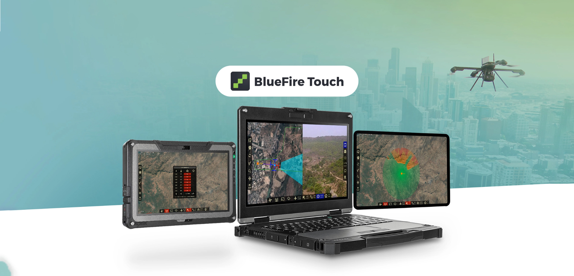 ideaForge BlueFire Touch Ground Control Software